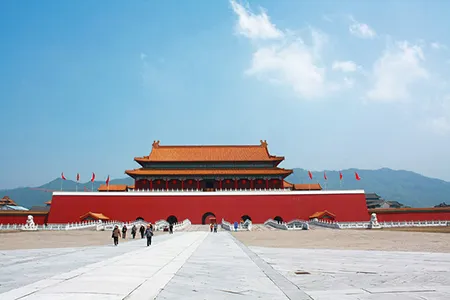 la Cité interdite dans un studio hollywoodien chinois